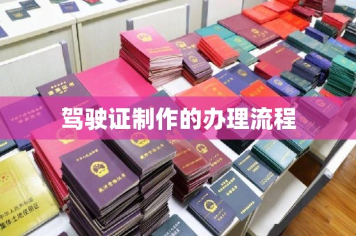 云溪驾驶证制作的办理流程