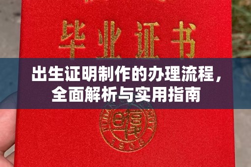 云溪出生证明制作的办理流程，全面解析与实用指南