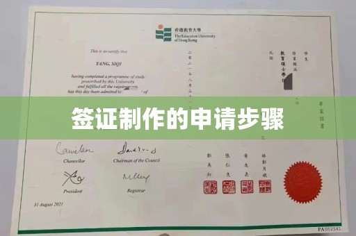 云溪签证制作的申请步骤