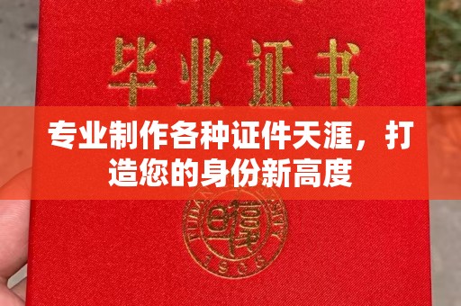 云溪专业制作各种证件天涯，打造您的身份新高度