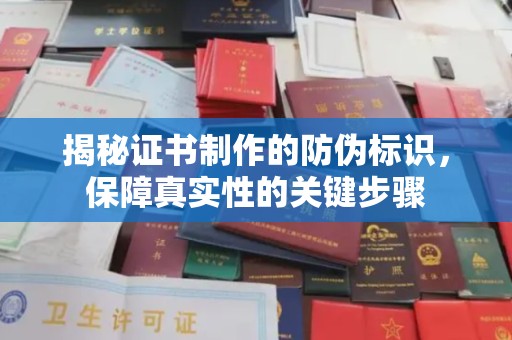 云溪揭秘证书制作的防伪标识，保障真实性的关键步骤