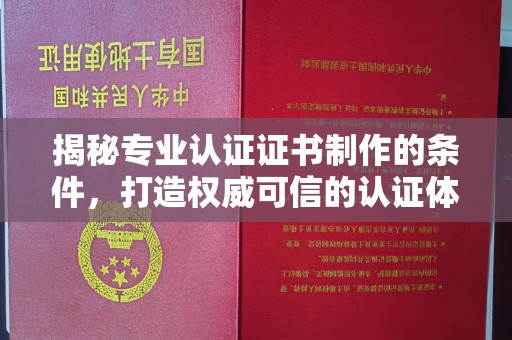 云溪揭秘专业认证证书制作的条件，打造权威可信的认证体系