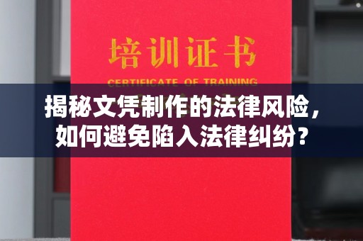 云溪揭秘文凭制作的法律风险，如何避免陷入法律纠纷？